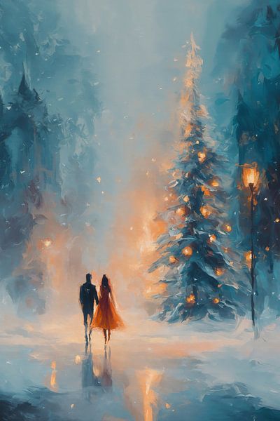 Winterspaziergang zu Weihnachten Nr. 4 von Studio BB