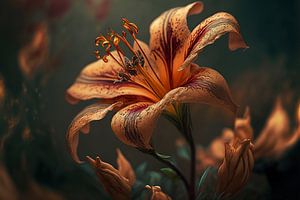 Herbst-Amaryllis von Surreal Media