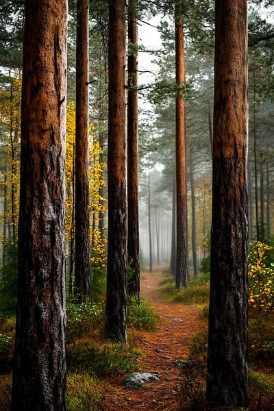 Magische Stille von fernlichtsicht