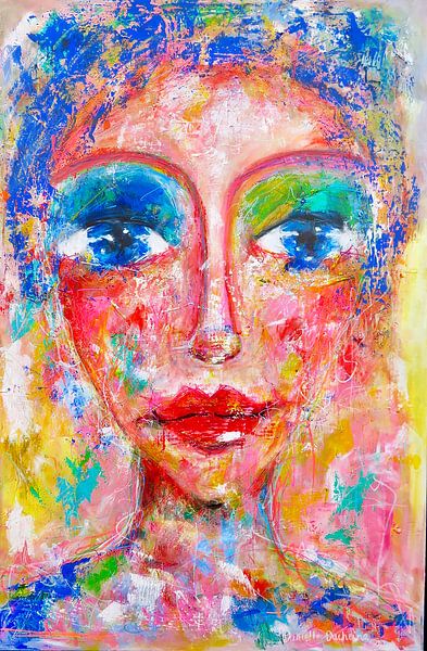 Abstract color woman van Danielle Ducheine