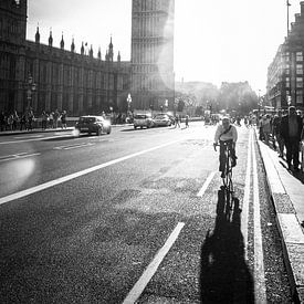 Big Ben London schwarz weiß von Thea.Photo