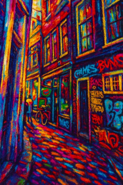 Uitbundig Amsterdam van Geert Van Baelen