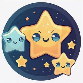 Star trio by Vythryd Arts
