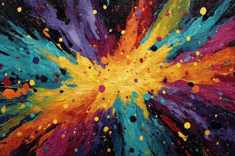 modern japanese art abstract rising sun by Egon Zitter