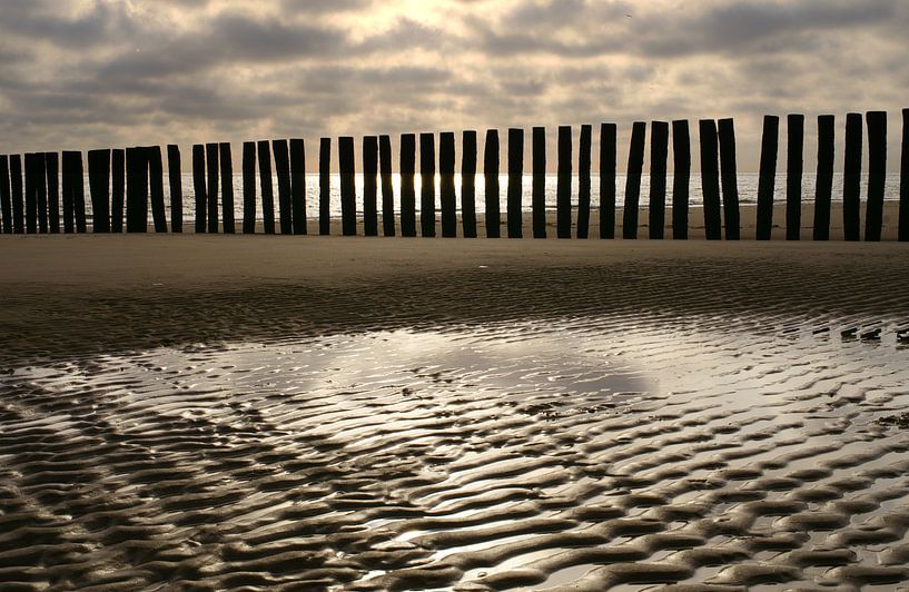 Strandpalen 2 van Romuald van Velde