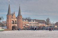 Waterpoort in Wintertijd van Alexander van der Sar thumbnail