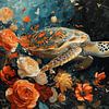 Meeresschildkröten-Oase - ein Unterwasser-Blumenparadies von Eva Lee