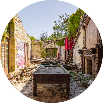 Franse erfenissen - biljart in de open lucht van Gentleman of Decay