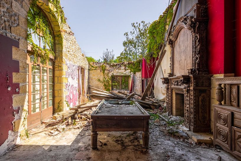 Franse erfenissen - biljart in de open lucht van Gentleman of Decay