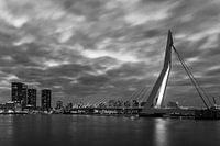 Erasmusbrug in Zwart-wit
