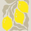 TW living - modern summer lemon art - TWO van TW living