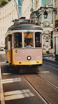 Lissabon Tram 28 door Kleurrijke Straten