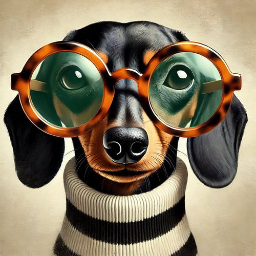 Teckel met een attitude