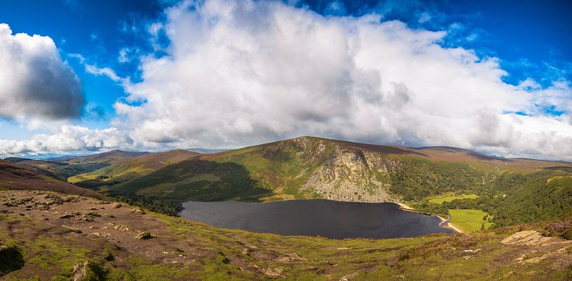 Lough Tay Irland Panorama von Michel Teeuw