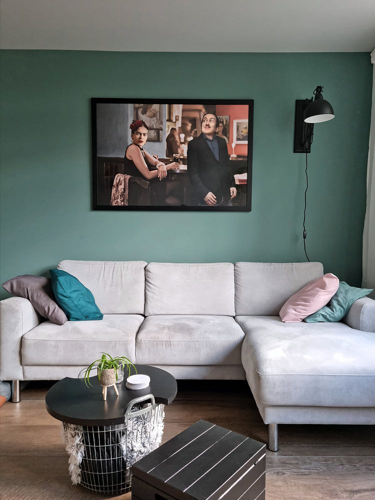 Salvador und Frida in der Moderne - Einzigartige Wanddekoration von Elianne van Turennout