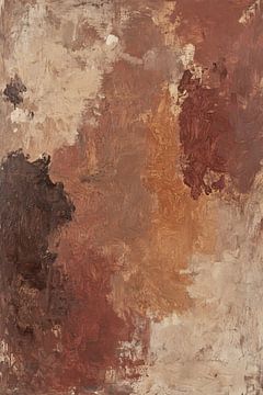 Abstract schilderij in warme tinten van Imperial Art House