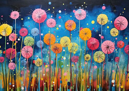 Dandelions by Eye catching paintings