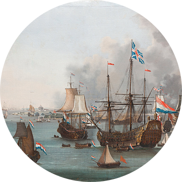 De slag bij Chatham, Willem van Der Stoop (zonder tekst)