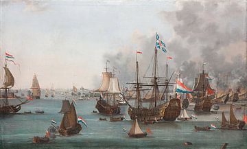 De slag bij Chatham, Willem van Der Stoop (zonder tekst)