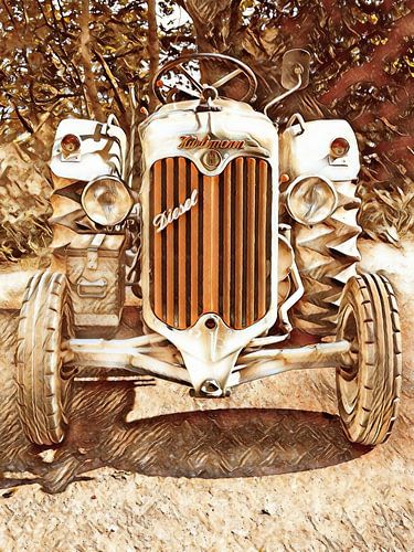 Tracteur Hürlimann dans le style Fairy