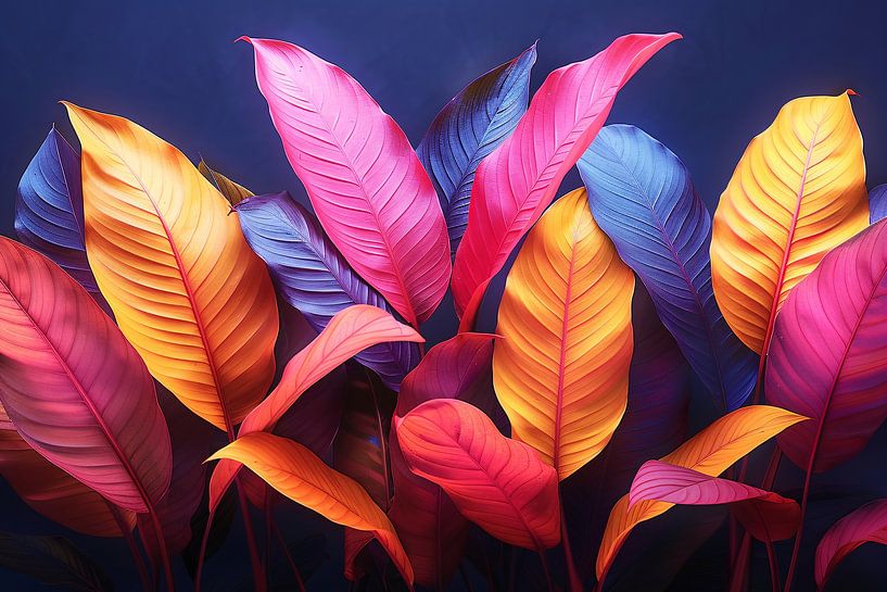 Abstract Bladeren Compositie van Art & Soul Creations