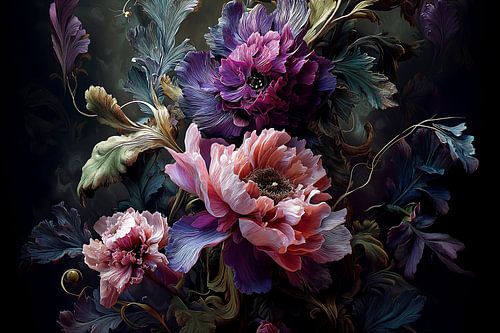 Flowers with Baroque twist no.1