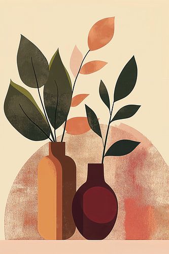 Nature morte géométrique en terre cuite n°7