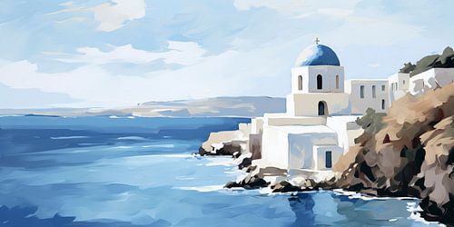 Griechische Kirche am Mittelmeer
