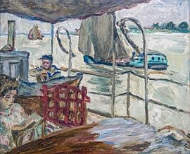 Pierre Bonnard, Misia Sert op het schip van Edwards, ca 1905 van Atelier Liesjes