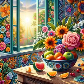 Fruits et fleurs sur Tatjana Korneeva