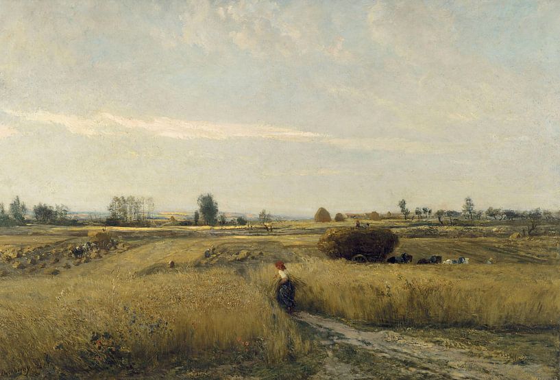 Die Ernte, Charles-François Daubigny von Meisterhafte Meister