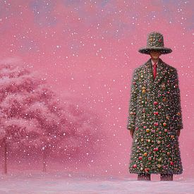 Kerstboom Man van ARTEO Schilderijen