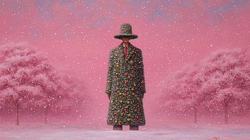 L'homme au sapin de Noël