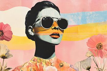 Summer Radiance - A Collage of Confidence