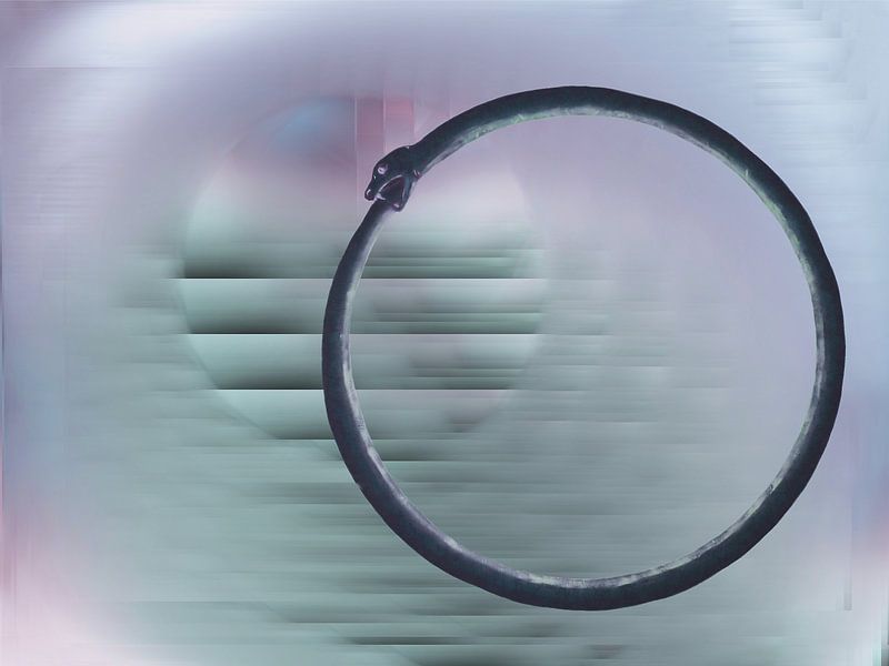 Ouroboros-Schlange von Greta Lipman