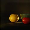 Stillleben Zitrone - Tomate von Hannie Kassenaar