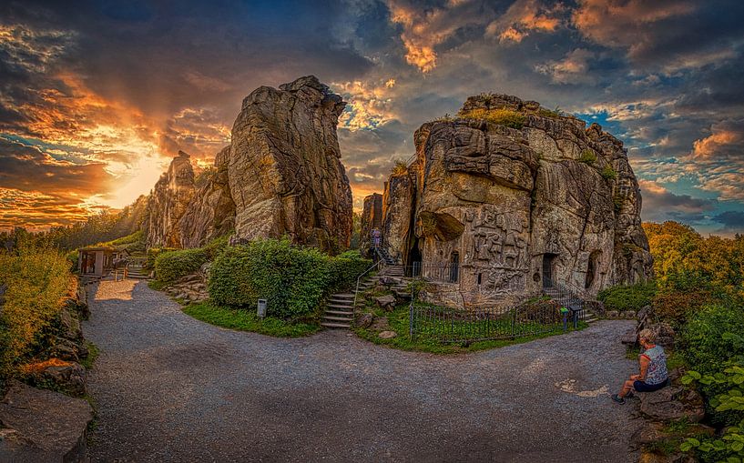 Exteinersteine panorama van peterheinspictures