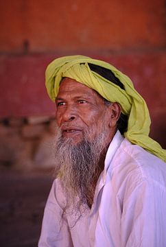 Typische Indiase man met tulband van Karel Ham