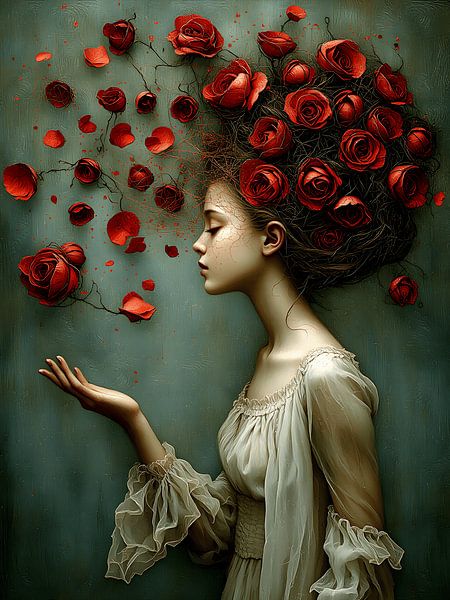 The roses by Jolique Arte