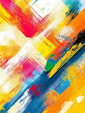 Dynamic colour strokes in rainbow colours by artefacti
