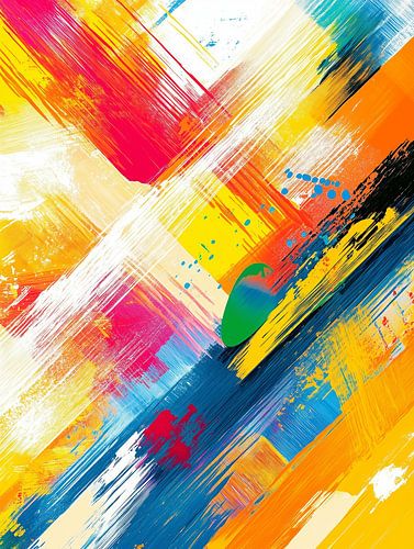 Dynamische kleurstreken in regenboogkleuren