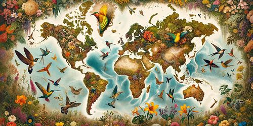 Wereldkaart van Natuur