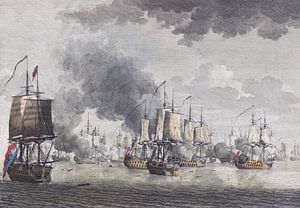 Schlacht auf der Doggersbank, Cornelis Bogerts, 1781