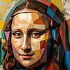 Mona Lisa abstrakt 3D von Egon Zitter