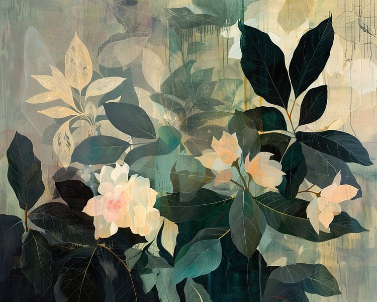 Plants and leaves by Wonderful Art