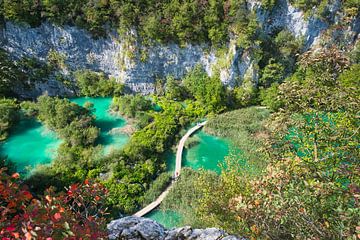 Plitvice meren in Kroatië van Bart Nikkels