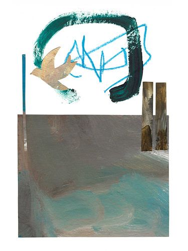 Collage ''The Blues'' von Sara Haver