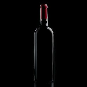 Red wine bottle