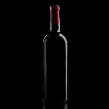 Rode wijn fles van TheXclusive Art