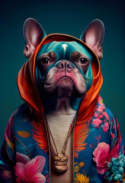 Funky Fashion Dog by Maarten Knops
